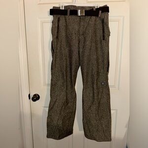 Matador brown winter snow pants M skiing snowboarding